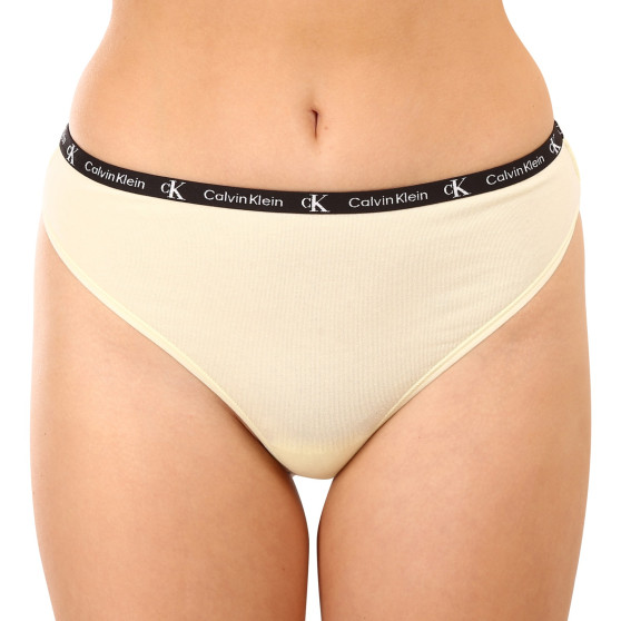 2PACK tanga de mujer Calvin Klein multicolor (QD3990E-BP5)