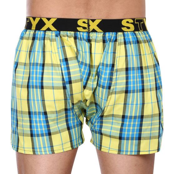 Calzones de hombre Styx elástico deportivo multicolor (B1002)