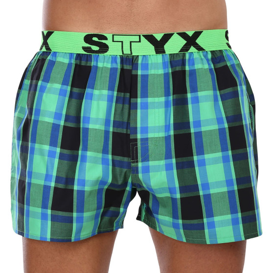 Calzones de hombre Styx elástico deportivo multicolor (B1004)