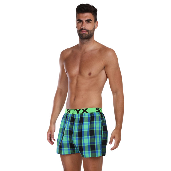 Calzones de hombre Styx elástico deportivo multicolor (B1004)