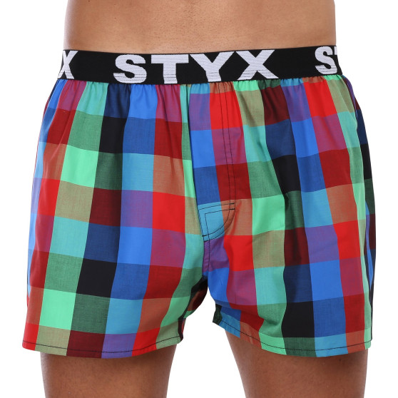 Calzones de hombre Styx elástico deportivo multicolor (B1007)