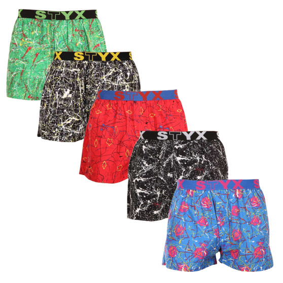 5PACK short hombre Styx art sports goma multicolor (5B1334568)