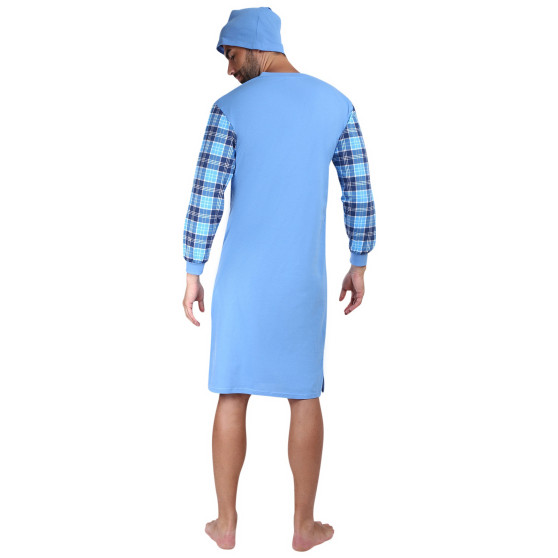 Camisón de hombre Foltýn azul oversize (FNKN3)