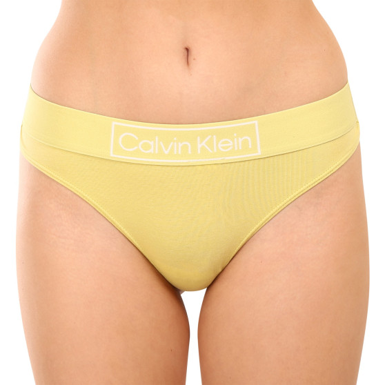 Tanga de mujer Calvin Klein amarillo (QF6774E-9LD)