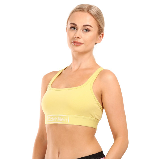 Sujetador de mujer Calvin Klein amarillo (QF6768E-9LD)