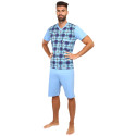 Pijama de hombre Foltýn azul (FPK13)