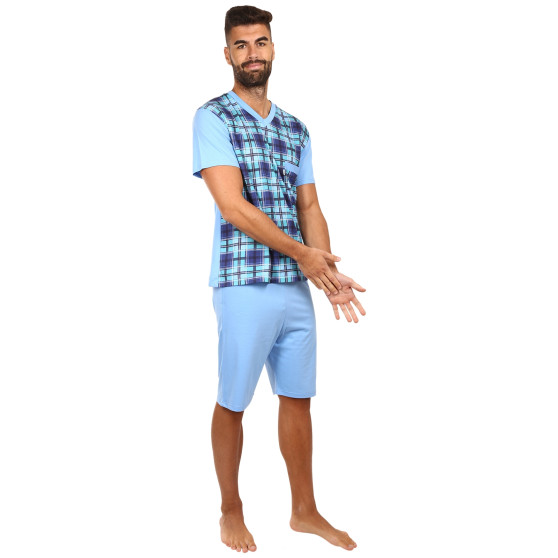 Pijama de hombre Foltýn azul (FPK13)