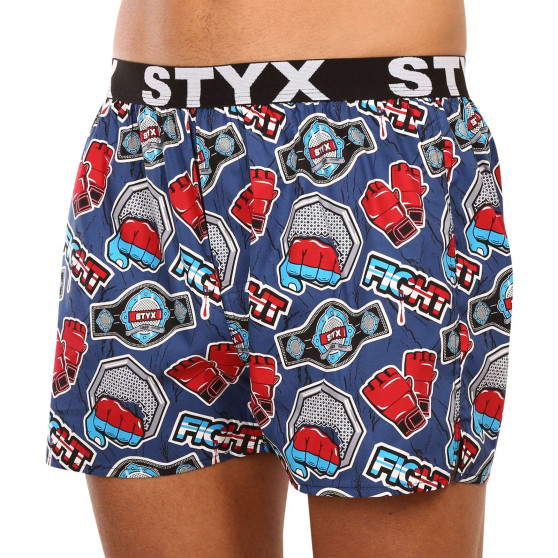 Calzones de hombre Styx art sports rubber fight (B1556)