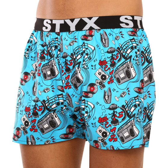 Calzones de hombre Styx art sports rubber music (B1558)