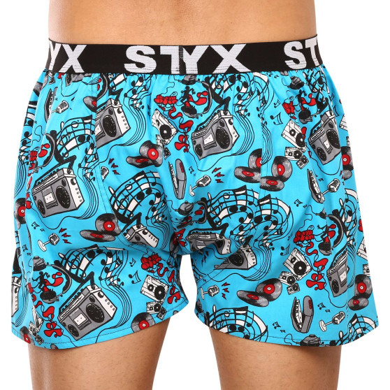 Calzones de hombre Styx art sports rubber music (B1558)