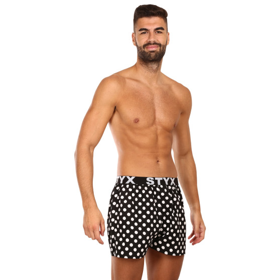 Calzones de hombre Styx art deportes goma lunares (B1650)