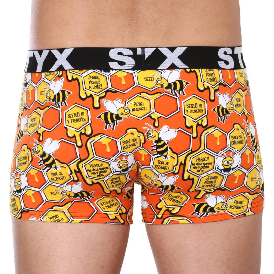 Boxers para hombre Styx art sports rubber sobredimensionado bees (R1654)