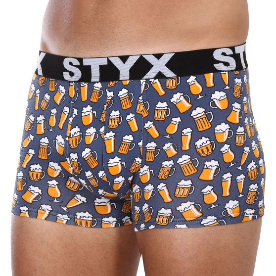 Boxers para hombre Styx art sports rubber sobredimensionado beer (R1357)