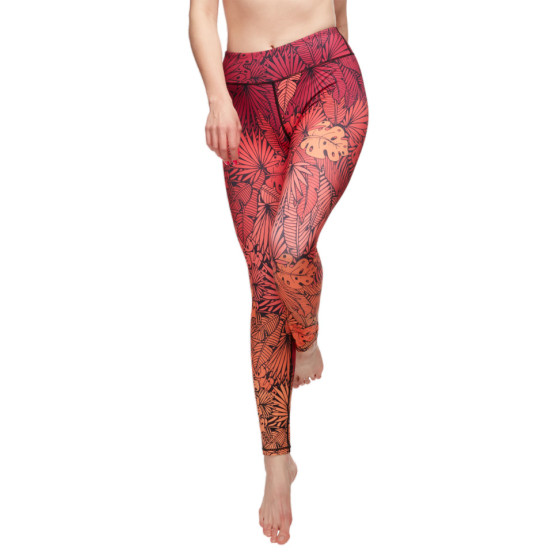 Alegres leggings de mujer Dedoles fitness Hojas exóticas (D-W-AW-LGS-C-RP-1287)