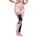 Alegres leggings de mujer Dedoles fitness Gatos rosas (D-W-AW-LGS-C-RP-0079)