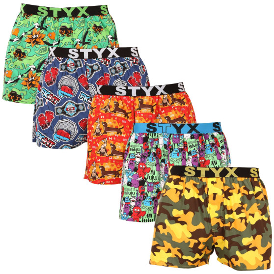 5PACK short hombre Styx art sports goma multicolor (5B1545679)