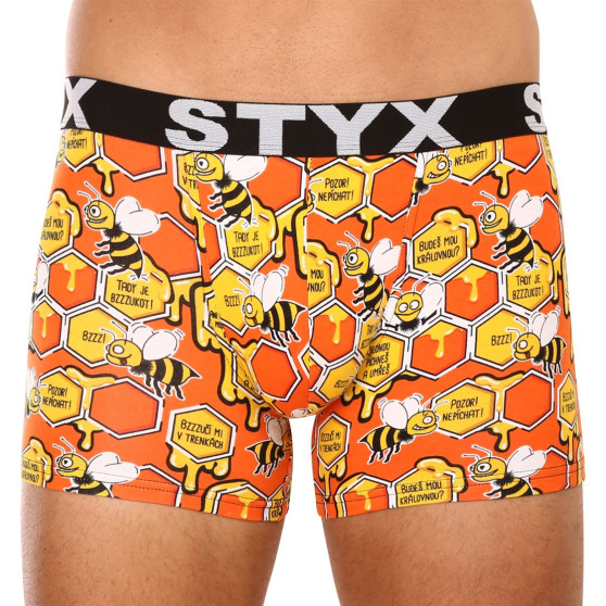 3PACK Boxers boxer hombre Styx largo arte deportes elástico multicolor (3U12914)