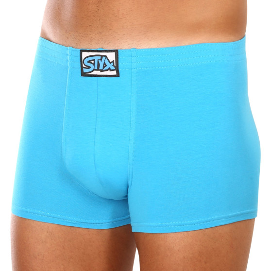 Boxers para hombre Styx goma clásica azul claro (Q1169)