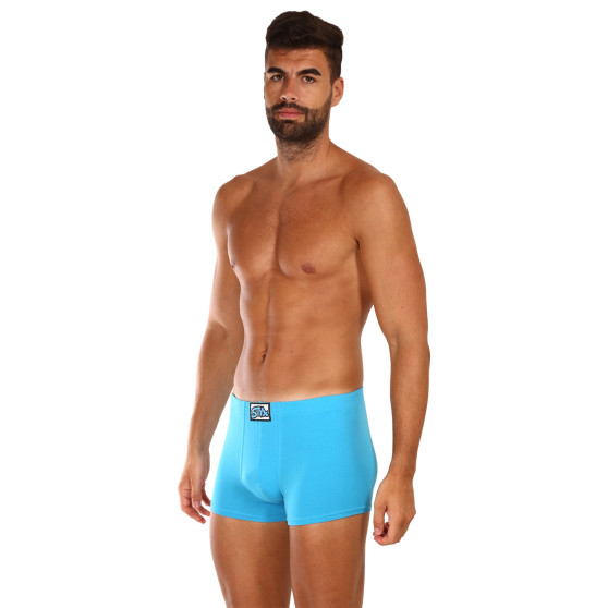 Boxers para hombre Styx goma clásica azul claro (Q1169)