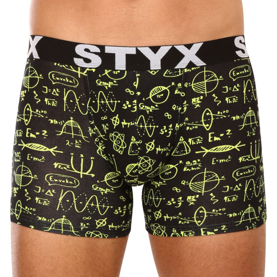 3PACK Boxers boxer hombre Styx largo arte deportes elástico multicolor (3U12672)