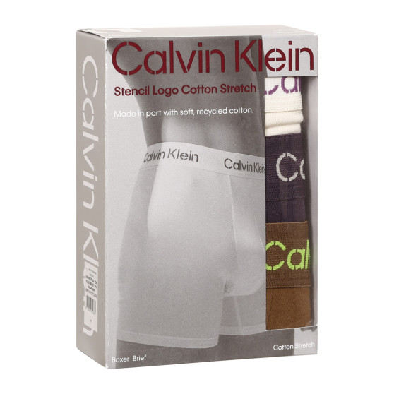 3PACK Boxers para hombre Calvin Klein multicolor (NB3706A-FZ4)