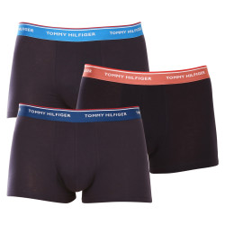 3PACK Boxers para hombre Tommy Hilfiger azul oscuro (UM0UM01642 0VX)