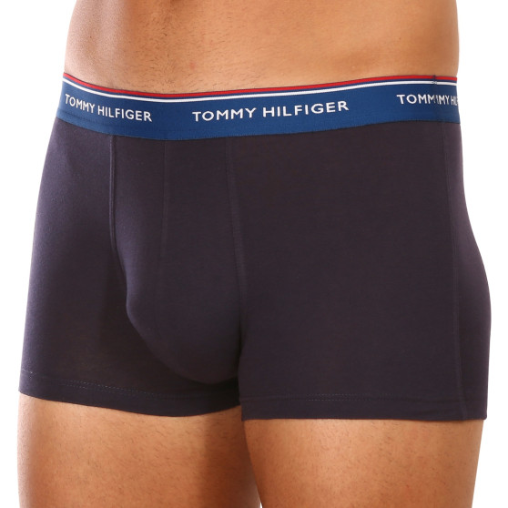 3PACK Boxers para hombre Tommy Hilfiger azul oscuro (UM0UM01642 0VX)