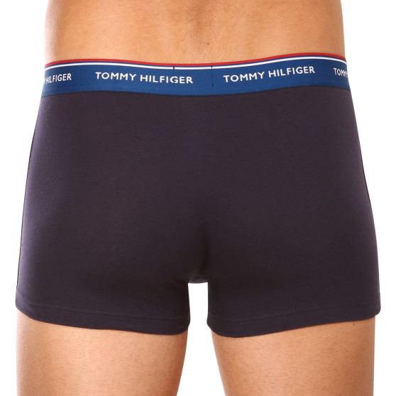 3PACK Boxers para hombre Tommy Hilfiger azul oscuro (UM0UM01642 0VX)