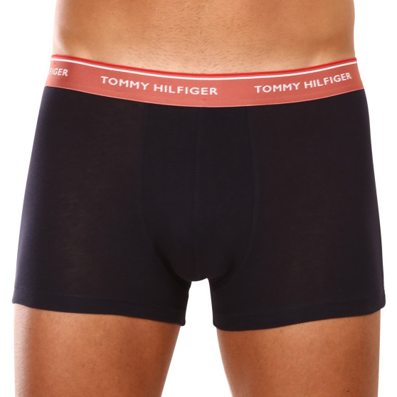 3PACK Boxers para hombre Tommy Hilfiger azul oscuro (UM0UM01642 0VX)