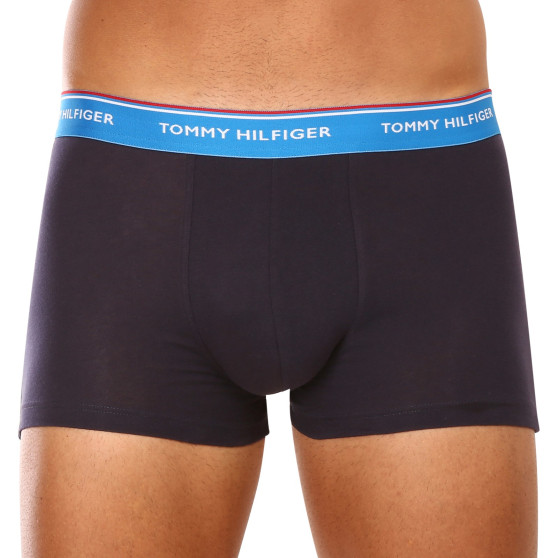 3PACK Boxers para hombre Tommy Hilfiger azul oscuro (UM0UM01642 0VX)