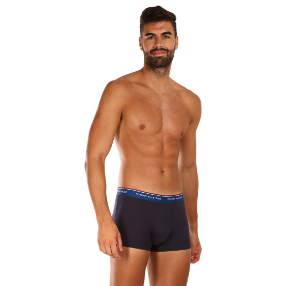 3PACK Boxers para hombre Tommy Hilfiger azul oscuro (UM0UM01642 0VX)