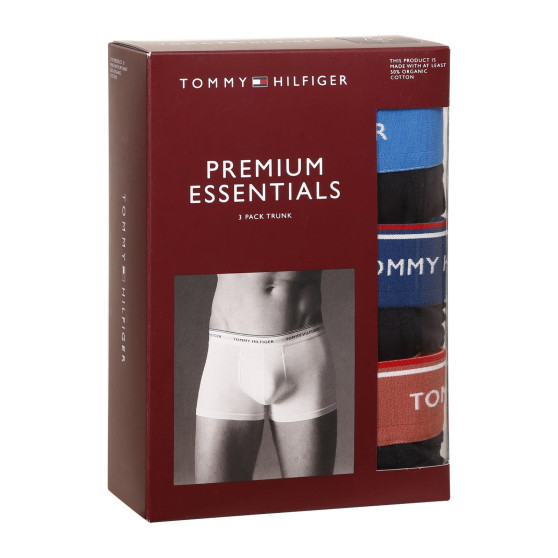 3PACK Boxers para hombre Tommy Hilfiger azul oscuro (UM0UM01642 0VX)