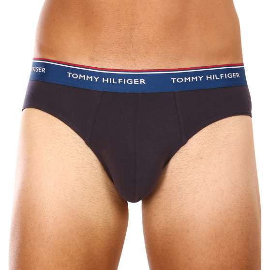 3PACK calzoncillos para hombre Tommy Hilfiger azul oscuro (UM0UM03119 0VX)