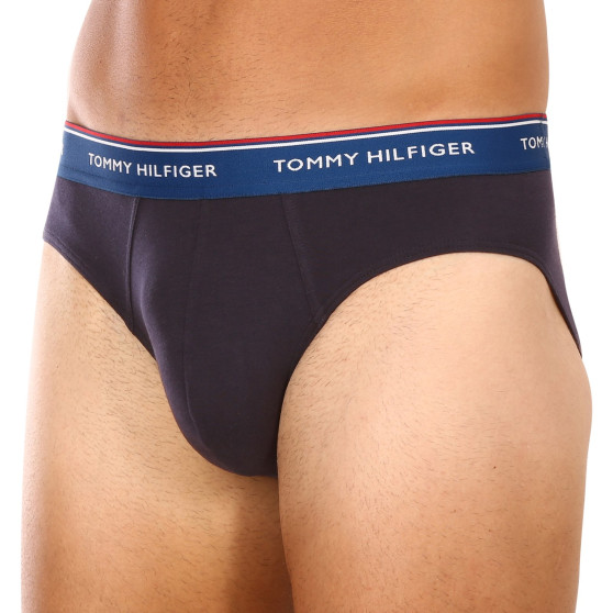 3PACK calzoncillos para hombre Tommy Hilfiger azul oscuro (UM0UM03119 0VX)