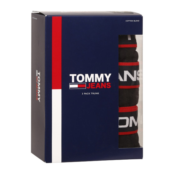 3PACK Boxers para hombre Tommy Hilfiger negro (UM0UM02968 0R7)