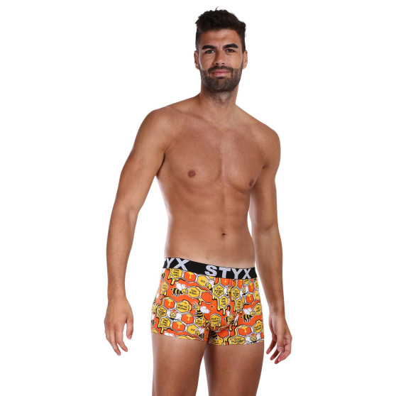 3PACK Boxers para hombre Styx art sports rubber sobredimensionado (3R12914)