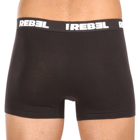 10PACK Boxers para hombre Nedeto Rebel negro (10NBR001)