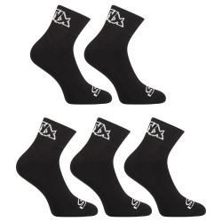 5PACK calcetines Styx calcetines tobilleros negro (5HK960)