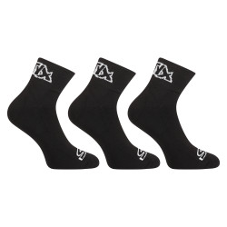 3PACK calcetines Styx calcetines tobilleros negro (3HK960)