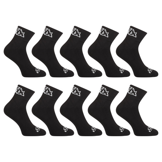 10PACK calcetines Styx calcetines tobilleros negro (10HK960)