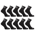 10PACK calcetines Styx calcetines tobilleros negro (10HK960)