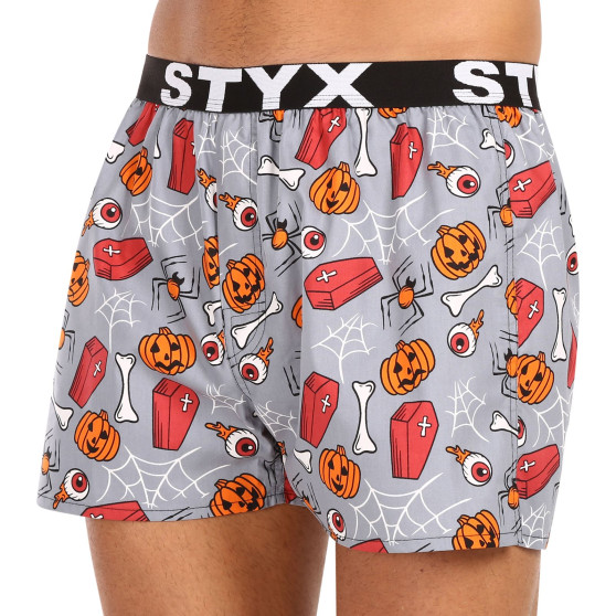 Calzones de hombre Styx art sports rubber Halloween coffins (B1752)