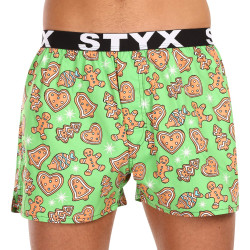 Calzones de hombre Styx art sports rubber christmas gingerbread (B1753)