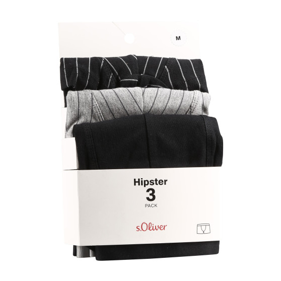 3PACK Boxers para hombre S.Oliver multicolor (NH-40H-98799021)