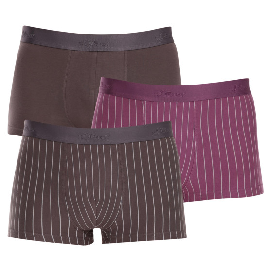 3PACK Boxers para hombre S.Oliver multicolor (NH-40H-83934721)