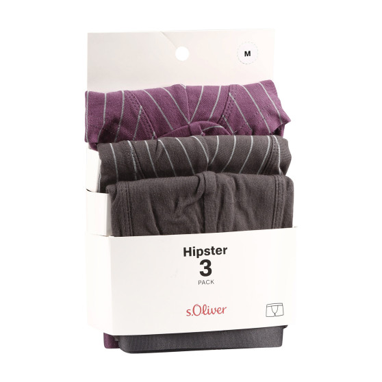 3PACK Boxers para hombre S.Oliver multicolor (NH-40H-83934721)