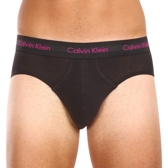 3PACK calzoncillos para hombre Calvin Klein negro (U2661G-H50)