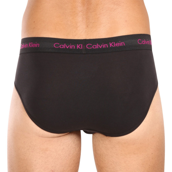 3PACK calzoncillos para hombre Calvin Klein negro (U2661G-H50)