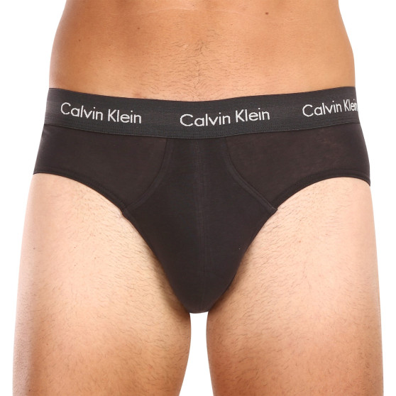 3PACK calzoncillos para hombre Calvin Klein negro (U2661G-H50)