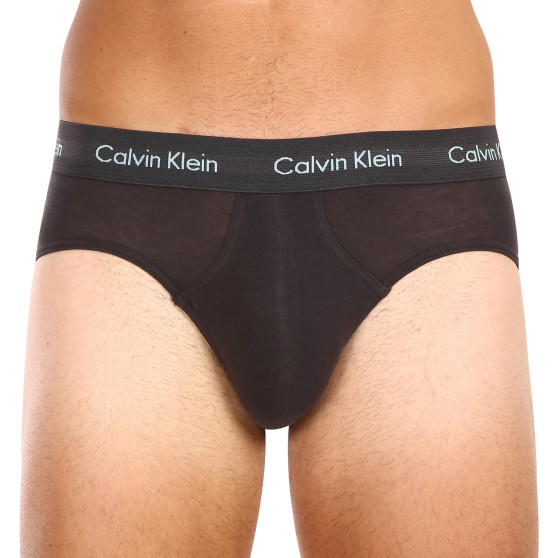 3PACK calzoncillos para hombre Calvin Klein negro (U2661G-H50)